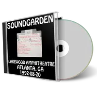 Front cover artwork of Soundgarden 1992-08-20 CD Atlanta Audience