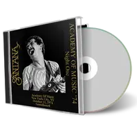 Front cover artwork of Carlos Santana 1974-10-11 CD New York City Soundboard