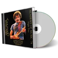 Front cover artwork of Carlos Santana 1974-10-12 CD New York City Soundboard