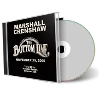 Front cover artwork of Marshall Crenshaw 2000-11-25 CD New York City Audience