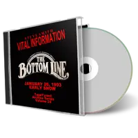 Front cover artwork of Vital Information 1993-01-26 CD New York City Soundboard