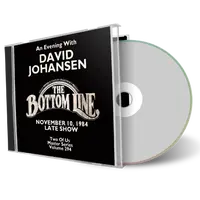 Front cover artwork of David Johansen 1984-11-10 CD New York City Audience
