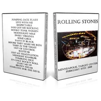 Artwork Cover of Rolling Stones 1999-02-15 DVD Minneapolis Audience