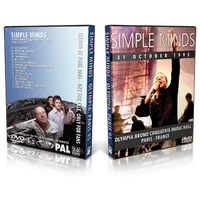 Artwork Cover of Simple Minds 1995-10-31 DVD Paris Proshot