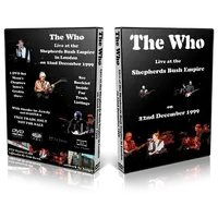Artwork Cover of The Who 1999-12-22 DVD London Audience