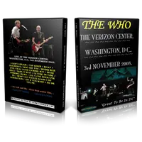 Artwork Cover of The Who 2008-11-03 DVD Washington Audience