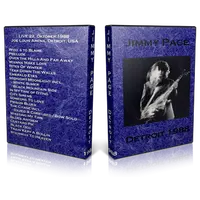 Artwork Cover of Jimmy Page 1988-10-22 DVD Detroit Audience