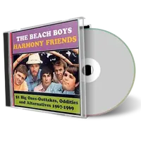 Front cover artwork of Beach Boys Compilation CD Harmony Friends Soundboard