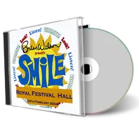 Front cover artwork of Brian Wilson 2004-02-24 CD Royal Festival Hall Audience