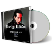 Front cover artwork of Marilyn Manson 2025-11-09 CD Nantes Audience