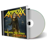 Front cover artwork of Anthrax 2026-03-26 CD Sydney Audience