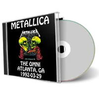 Front cover artwork of Metallica 1992-03-29 CD Atlanta Audience