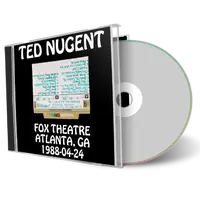 Front cover artwork of Ted Nugent 1988-04-24 CD Atlanta Audience