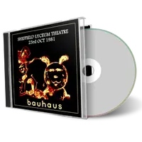 Front cover artwork of Bauhaus 1981-10-23 CD Sheffield Audience