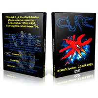 Artwork Cover of The Cure 1992-09-25 DVD Stockholm Audience