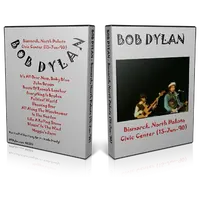 Artwork Cover of Bob Dylan 1990-06-15 DVD Bismarck Audience