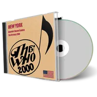 Artwork Cover of The Who 2000-10-03 CD New York City Audience