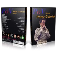 Artwork Cover of Peter Gabriel 1986-11-17 DVD Detroit Audience