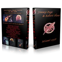 Artwork Cover of Jimmy Page and Robert Plant 1998-05-22 DVD Miami Audience