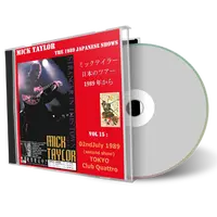 Artwork Cover of Mick Taylor 1989-07-02 CD Tokyo Audience