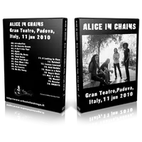 Artwork Cover of Alice In Chains 2010-06-11 DVD Padova Audience