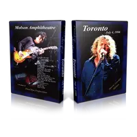 Artwork Cover of Jimmy Page and Robert Plant 1998-07-04 DVD Toronto Audience