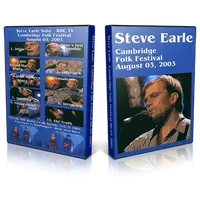 Artwork Cover of Steve Earle 2003-08-03 DVD Cambridge Proshot