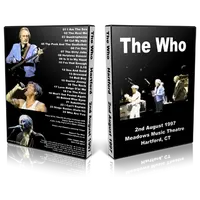 Artwork Cover of The Who 1997-08-02 DVD Hartford Audience
