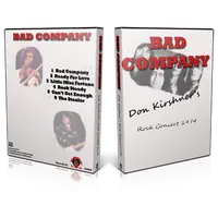Artwork Cover of Bad Company 1974-10-12 DVD Long Beach Proshot