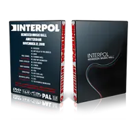 Artwork Cover of Interpol 2010-11-21 DVD Amsterdam Proshot