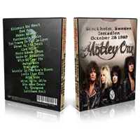 Artwork Cover of Motley Crue 1989-10-28 DVD Stockholm Audience