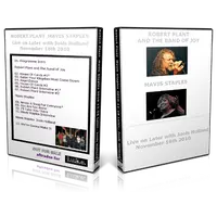 Artwork Cover of Robert Plant 2010-11-16 DVD London Proshot