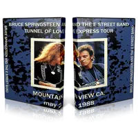 Artwork Cover of Bruce Springsteen 1988-05-02 DVD Mountain View Audience