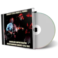 Artwork Cover of CSNY 1987-08-07 CD Mountain View Audience