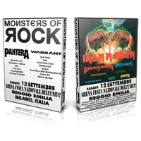 Artwork Cover of Pantera 1992-09-12 DVD Reggio Emilia Proshot