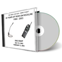 Artwork Cover of Rush 2002-05-15 CD Rockline Soundboard