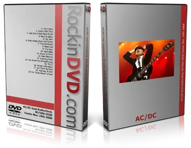 Artwork Cover of ACDC 2008-11-19 DVD East Rutherford Audience