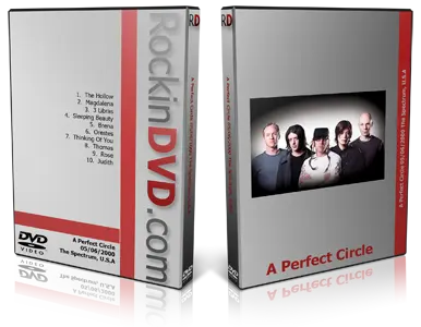 Artwork Cover of A Perfect Circle 2000-05-06 DVD Philadelphia Audience