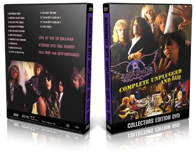 Artwork Cover of Aerosmith 1990-08-11 DVD New York City Proshot