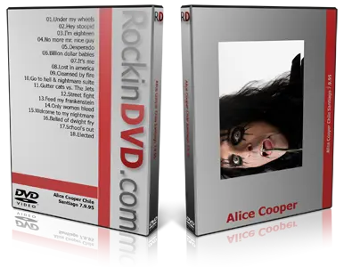 Artwork Cover of Alice Cooper 1995-09-07 DVD Santiago Proshot