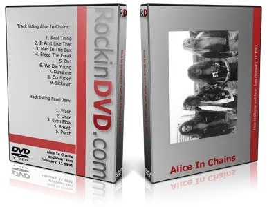 Artwork Cover of Alice In Chains 1991-02-11 DVD Los Angeles Proshot