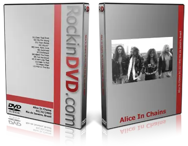 Artwork Cover of Alice In Chains 1993-01-22 DVD Rio De Janeiro Proshot