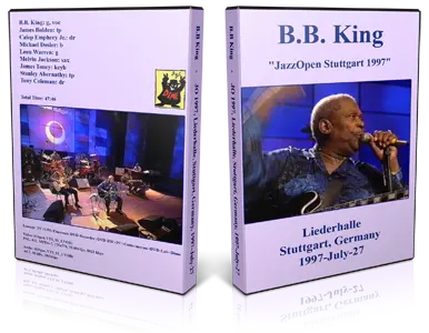 Artwork Cover of BB King 1997-07-27 DVD Stuttgart Proshot