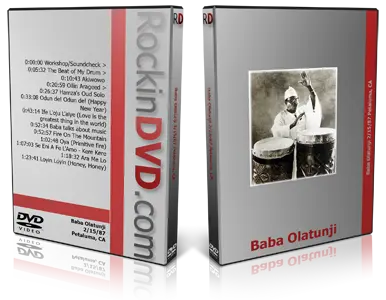 Artwork Cover of Baba Olatunji 1987-02-15 DVD Petaluma Proshot