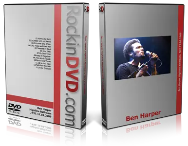 Artwork Cover of Ben Harper 2009-02-17 DVD New York City Audience