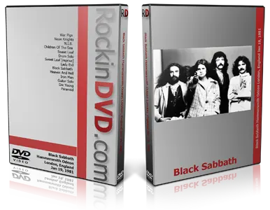 Artwork Cover of Black Sabbath  1981-01-19 DVD London Audience