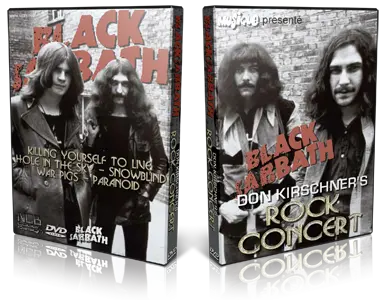Artwork Cover of Black Sabbath  Compilation DVD Don Kirschners Rock Concert 1975 Proshot