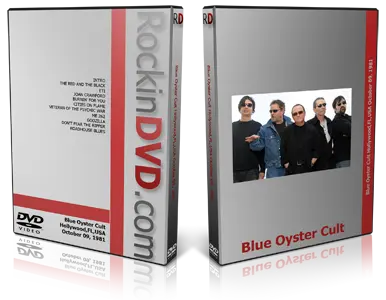Artwork Cover of Blue Oyster Cult 1981-10-09 DVD Hollywood Proshot