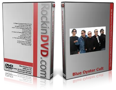 Artwork Cover of Blue Oyster Cult 2000-07-01 DVD Cinncinati Audience