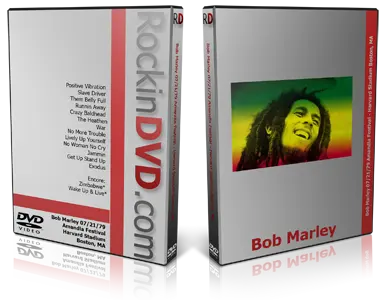 Artwork Cover of Bob Marley 1979-07-21 DVD Boston Proshot